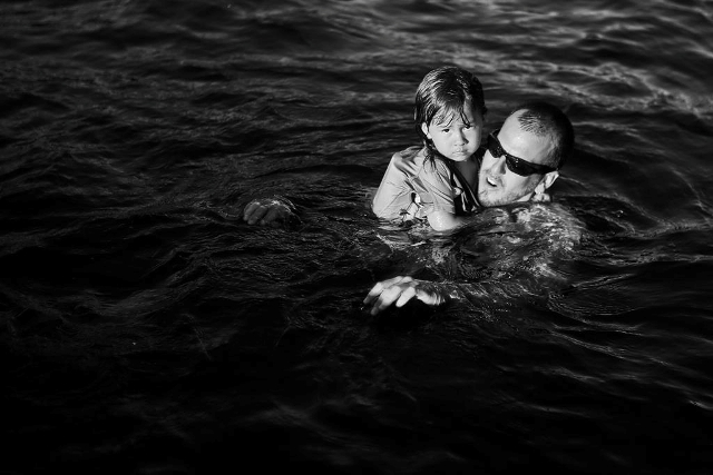 Sean with his daughter