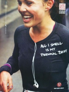 All I smell is my PR running mantra
