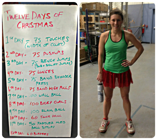 Twelve Days of Christmas Workout from rUnladylike and FitWit