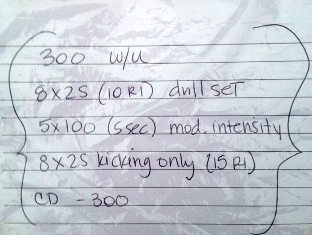 Triathlon training plan from runladylike.com: Swim