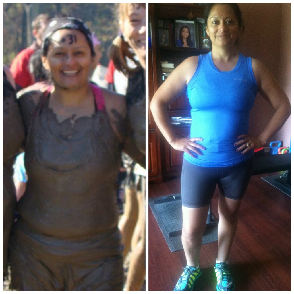 Liz C. before and after winning my Run Happy Makeover Giveaway