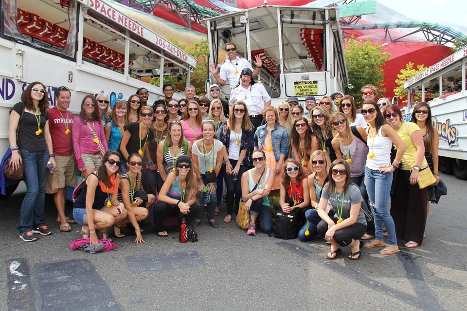 Our entire group after the duck tour