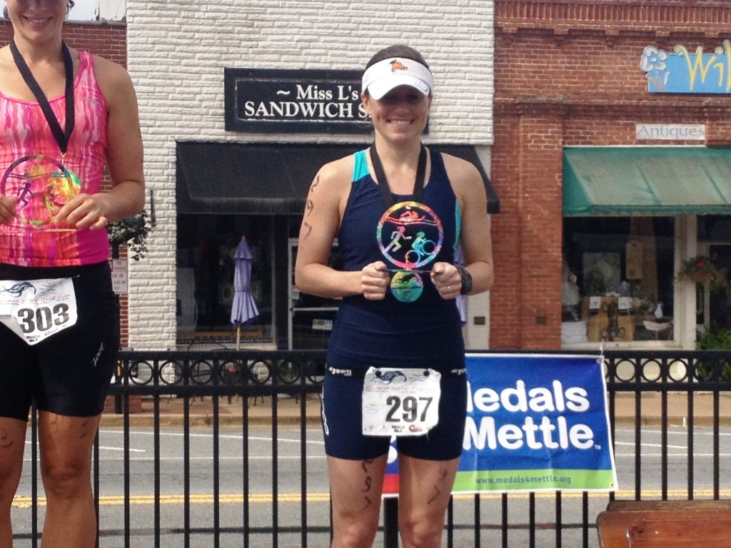 3rd Place at the Acworth Women's Sprint Triathlon