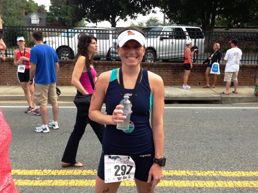 After the race: Acworth Women's Sprint Triathlon