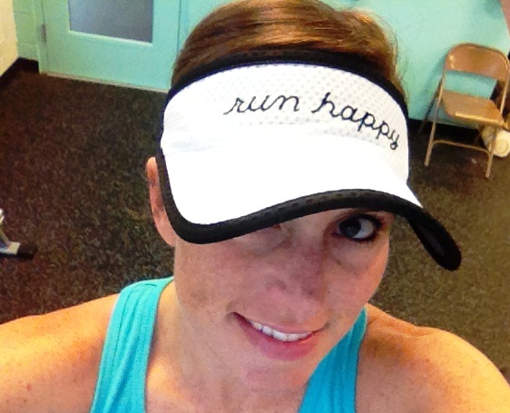 Brooks Run Happy Visor / runladylike.com