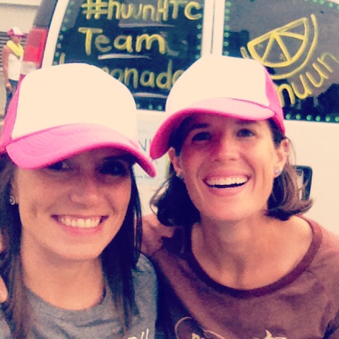 Hanging out with Leslie from Triathlete Treats.