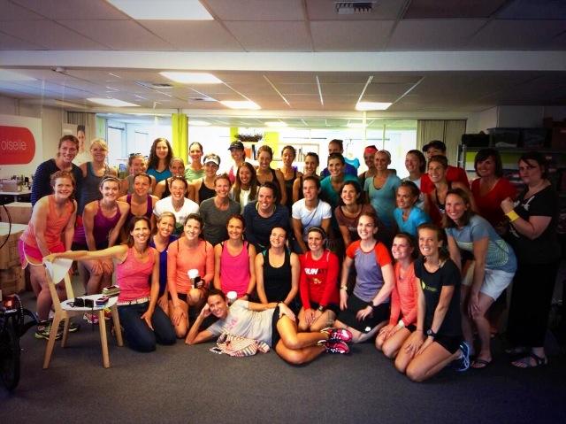 Nuun Team at Oiselle HQ