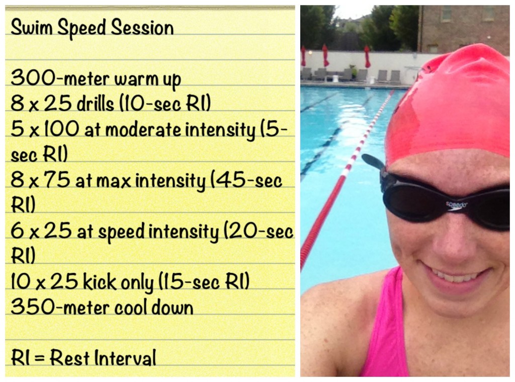 Swim Speed Workout from runladylike.com