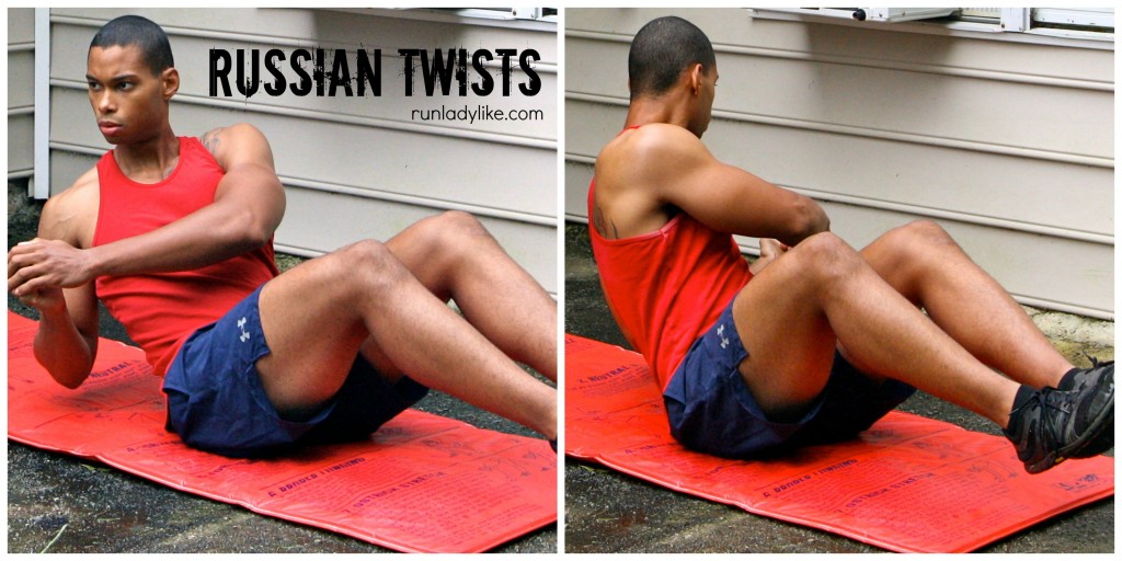 Russian Twists by Will Negus on runladylike.com