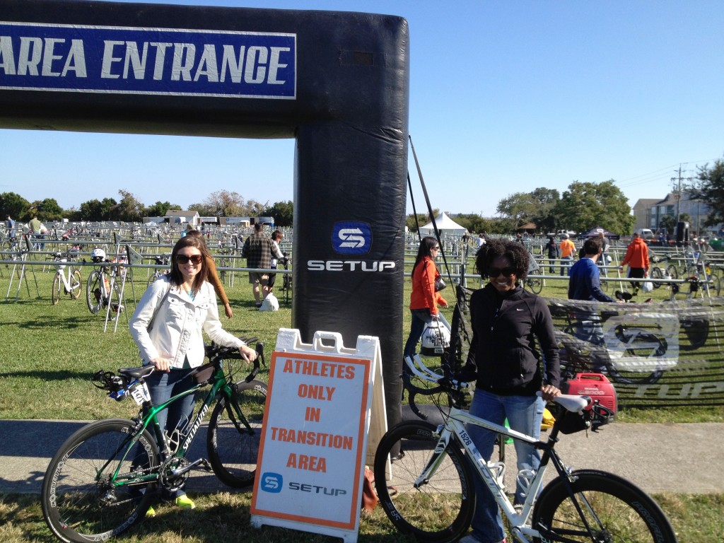 Bike check-in at Beach2Battleship