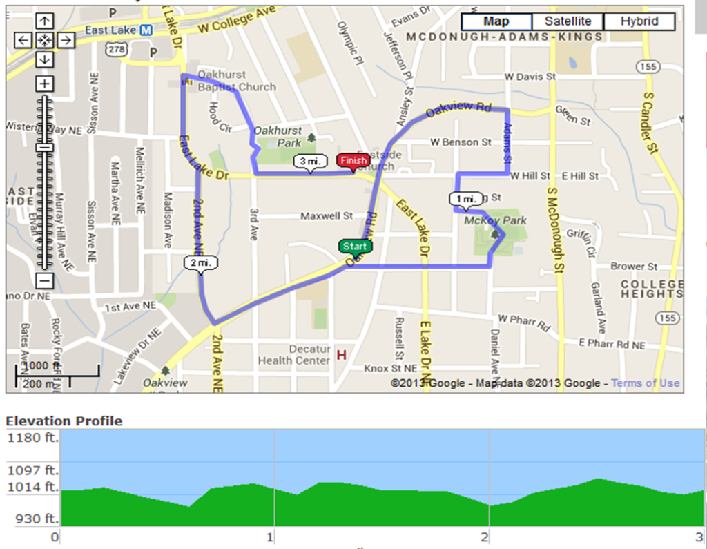 Run For Justice 5K Race Route / runladylike.com