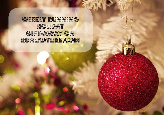 Weekly Running Holiday Gift-Away Every Tuesday in December on runladylke.com