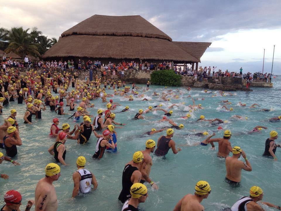 IRONMAN Cozumel Swim Start