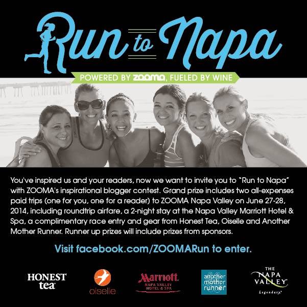 Vote for Jesica D'Avanza from runladylike.com for the Run to Napa ZOOMA contest