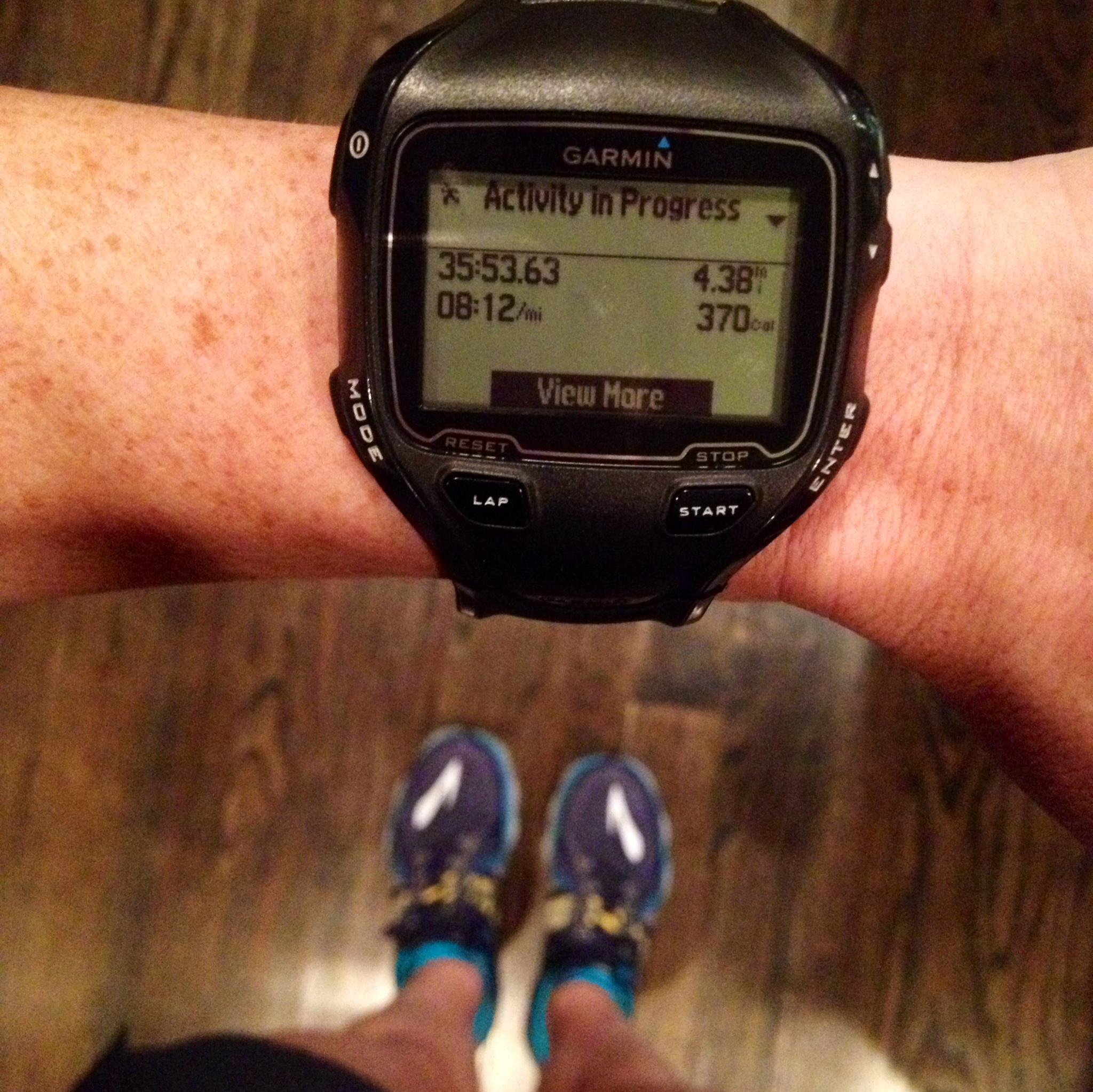 I finally got back on the horse yesterday with a 4.4-mile run.