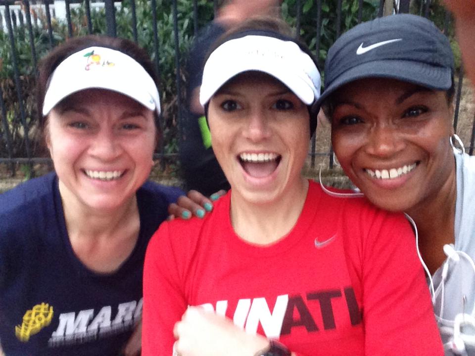 These 2 fabulous ladies saw me on the course and took a selfie with me and shared it with me after the race. Love that!