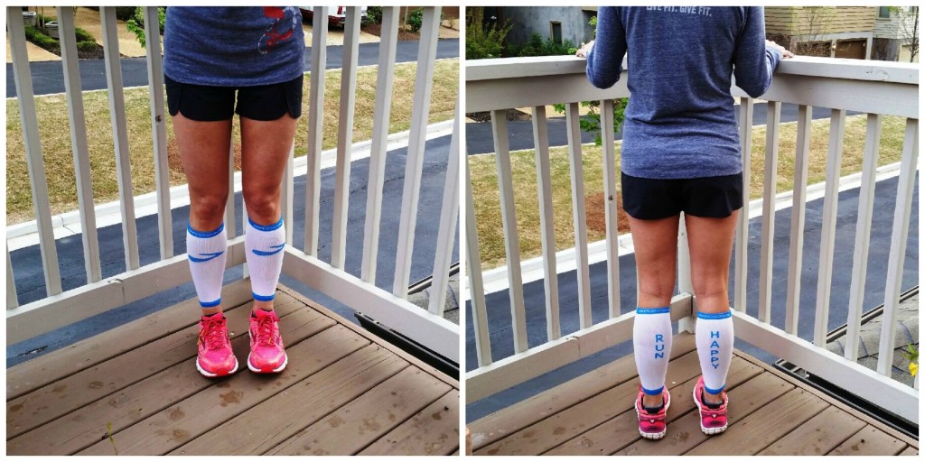 Brooks Running RunHappy Compression Calf Sleeves on runladylike.com