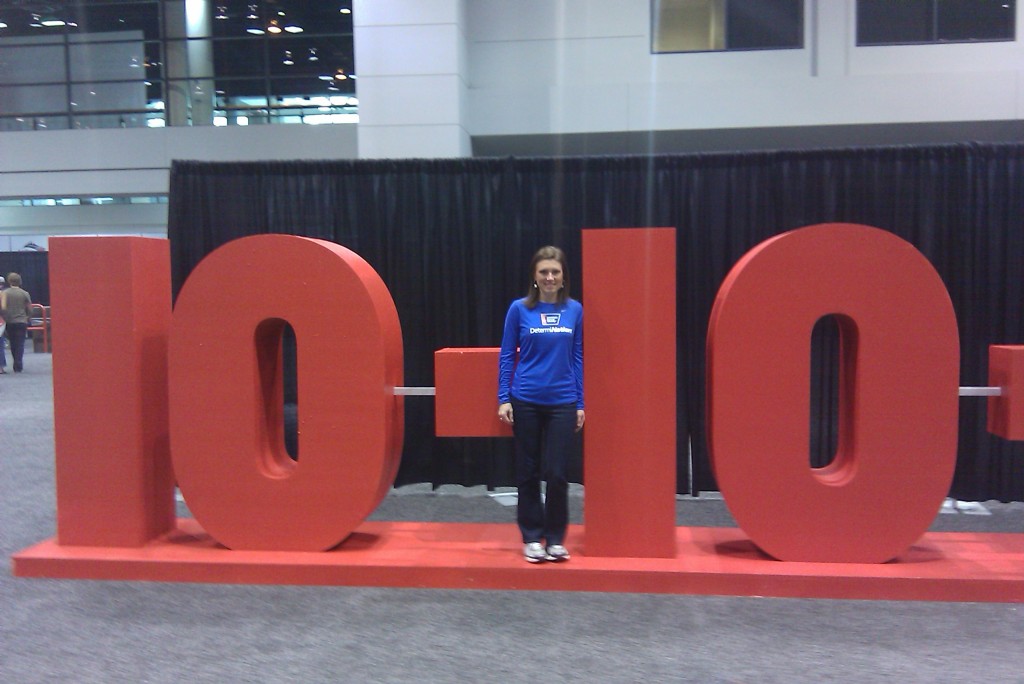 At the Chicago Marathon Expo 10.10.10