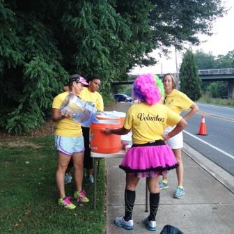 Volunteering at the Acworth Women's Sprint Triathlon