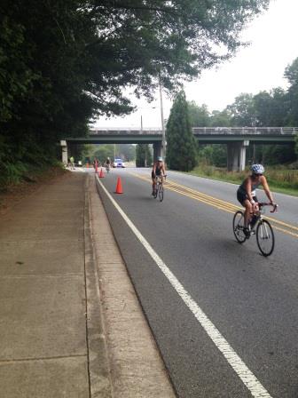 Volunteering at the Acworth Women's Sprint Triathlon