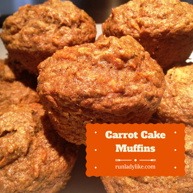 Carrot Cake Muffins on runladylike.com