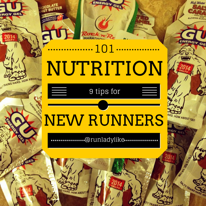 nutrition for new runners on runladylike.com