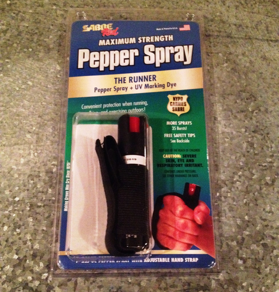 Pepper spray for runners from SABRE on runladylike.com