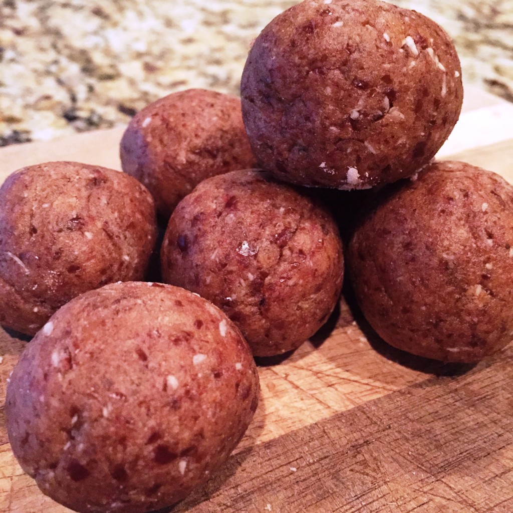 Caramel coconut balls