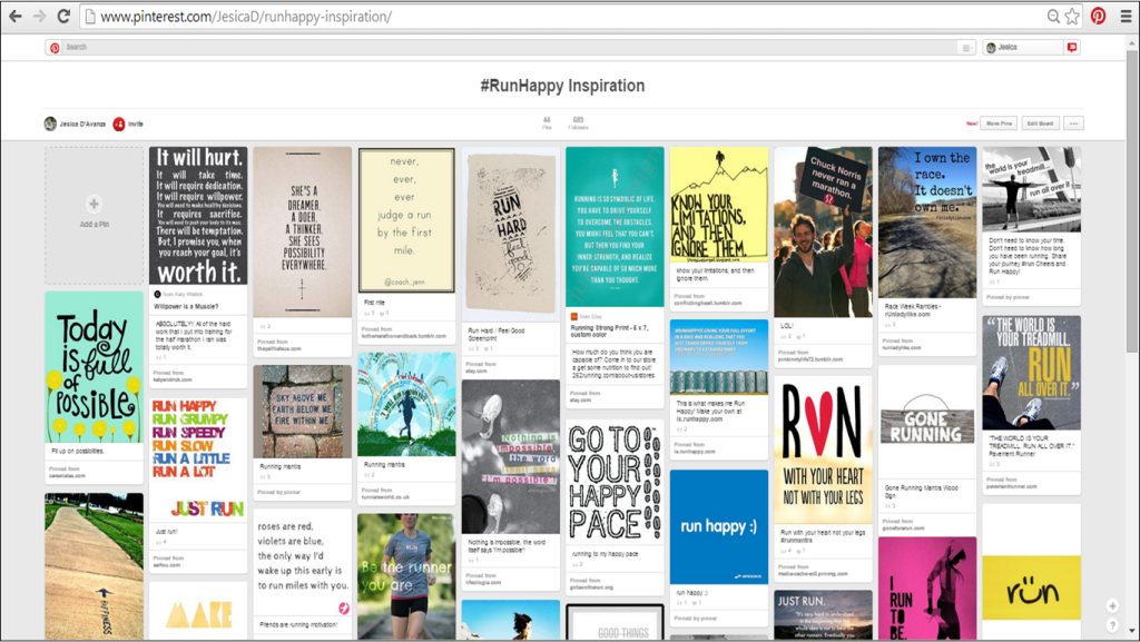 Pinterest running inspiration from runladylike.com