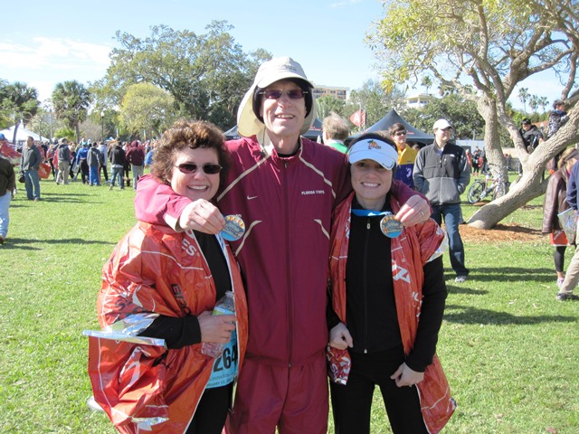 15 Mom, dad and Jes at the finish