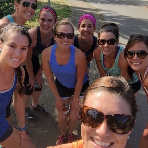 Pre-race shakout selfie on runladylike.com