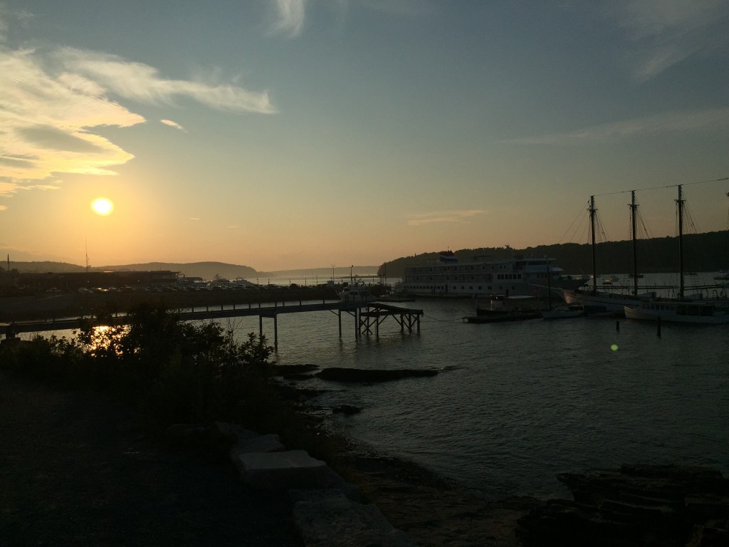 View from the Reading Room in Bar Harbor