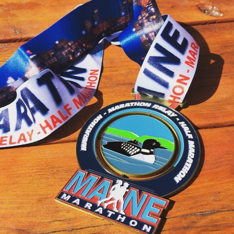 Maine Half Marathon race recap on runladylike.com
