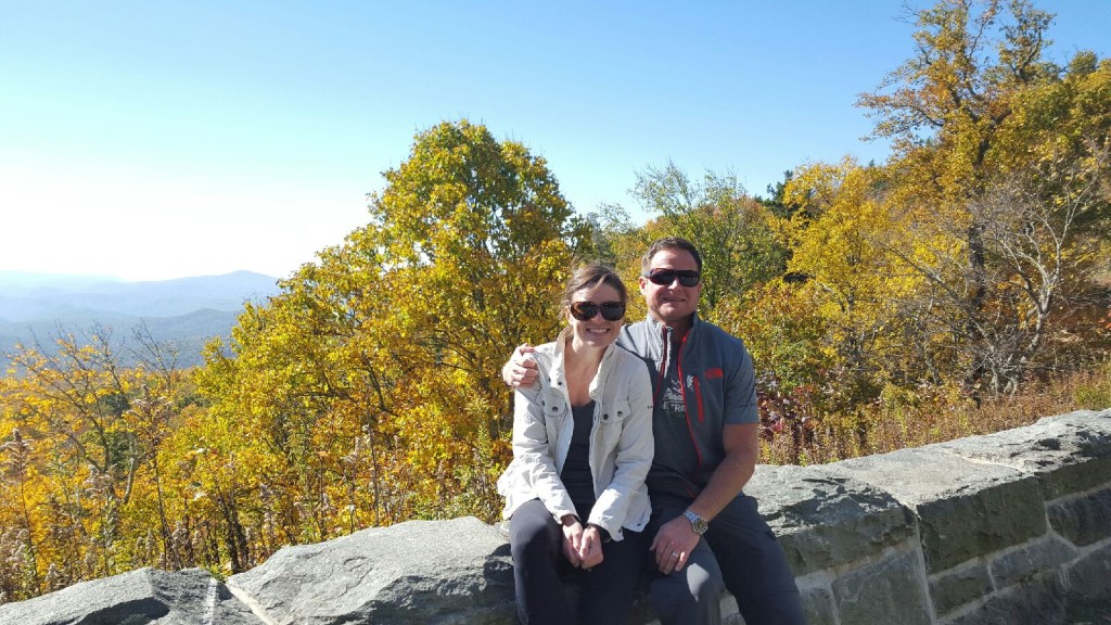 Hiking along the Blue Ridge Parkway