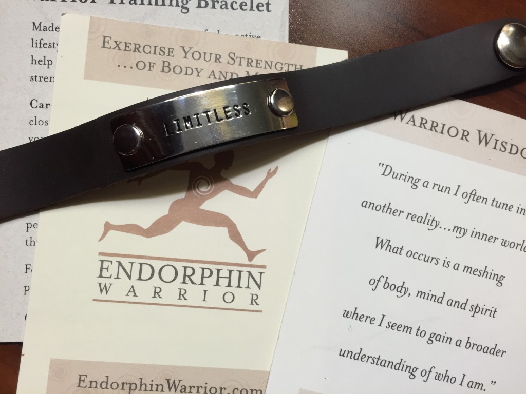 Endorphin Warrior training bracelet