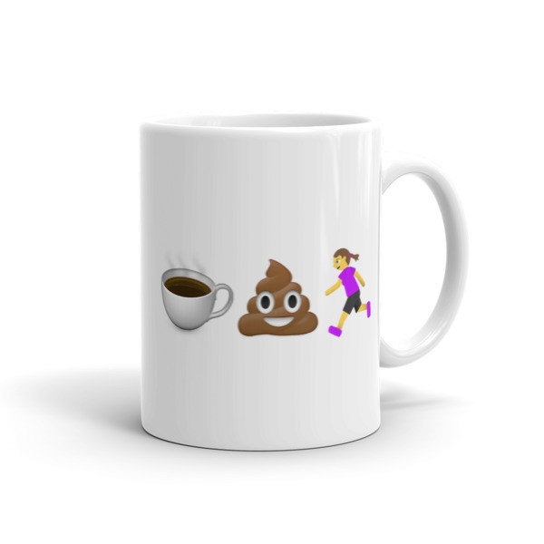 Coffee Poop Mug Girl