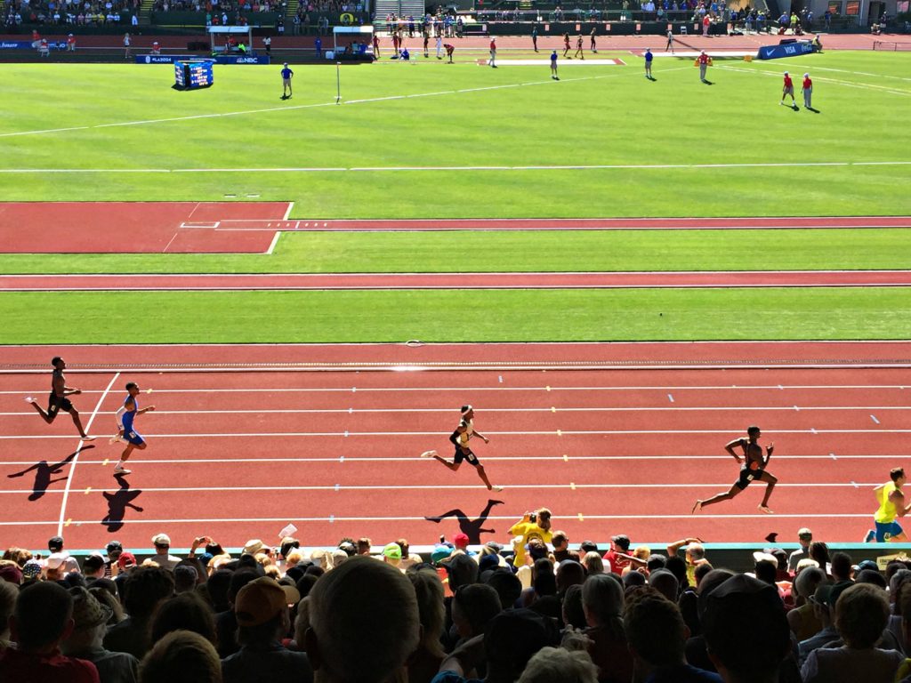 2016 Olympic track trials with Brooks Running