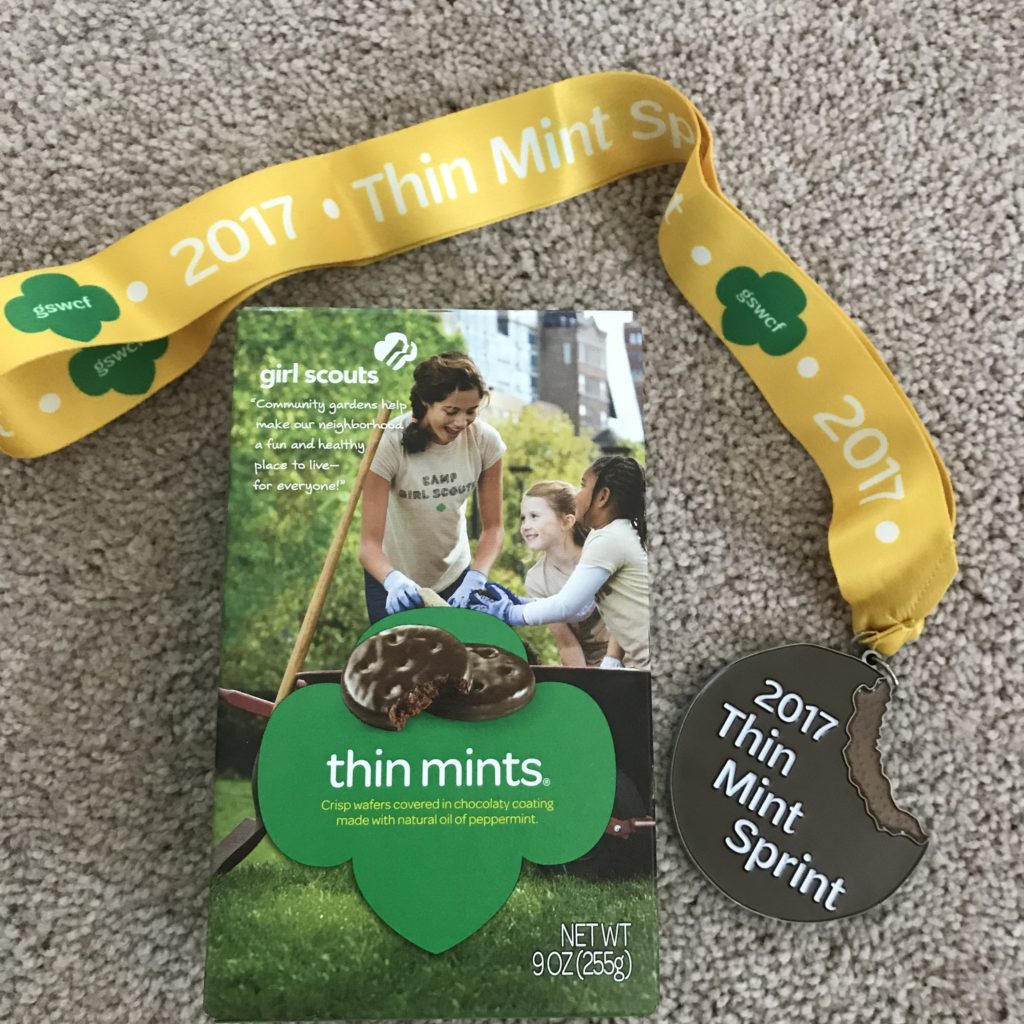 Thin Mint Sprint 5K race recap on runladylike.com